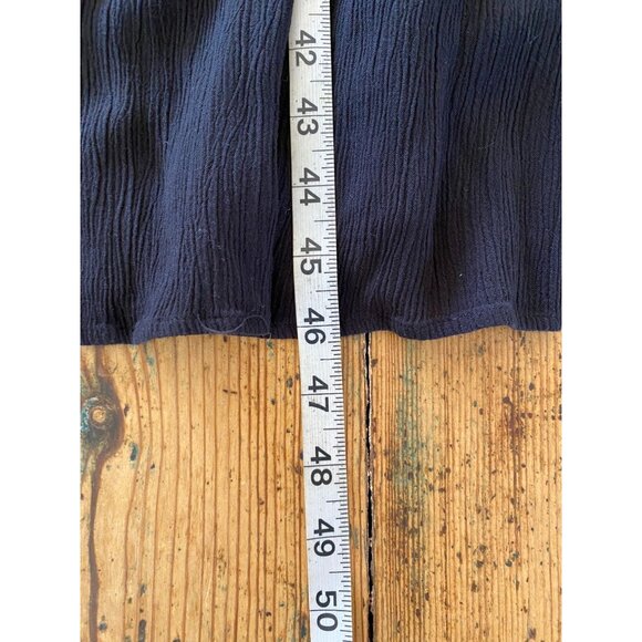 Hollister Womens Black Smocked Maxi Dress Adjustable Straps Size S Polyester - Picture 8 of 9